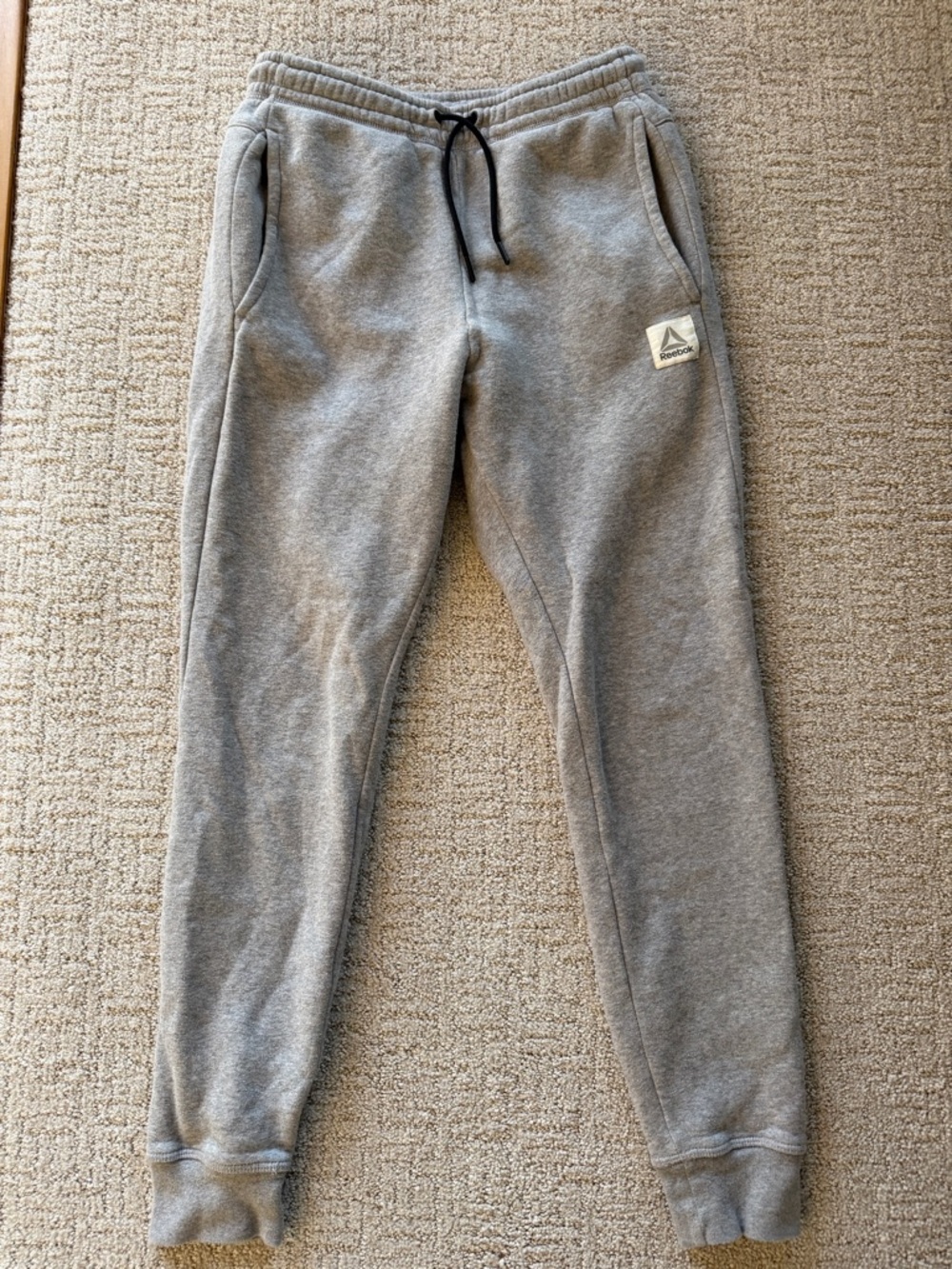Reebok Light Gray Athletic Jogger Pants